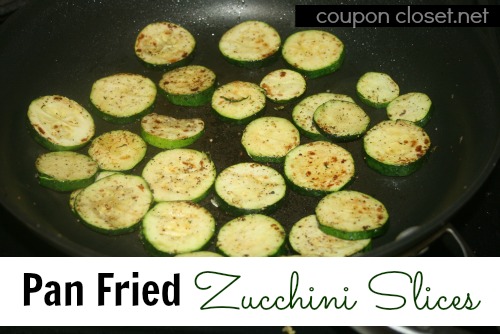 Pan Fried Zucchini Recipe – a 10 minute Side Dish