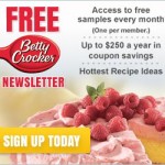 FREE Betty Crocker Newsletter – get $250 per year in coupons!