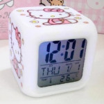 Hello Kitty LED Alarm Clock – $4.05 Shipped from Amazon