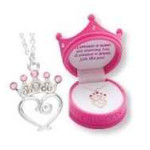Princess Crown Necklace – $6.39 Shipped from Amazon