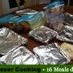 Freezer Cooking Session – 16 Meals done!