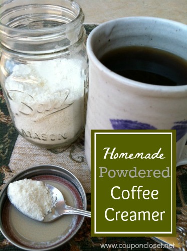 Homemade Powdered Coffee Creamer - Save