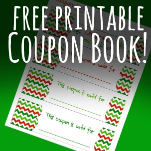 FREE Christmas Coupon Book Printable - Homemade Gift idea - Coupon Closet