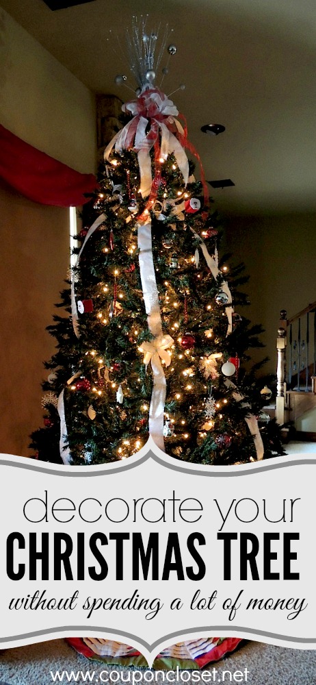 how to decorate a christmas tree without spending too much money