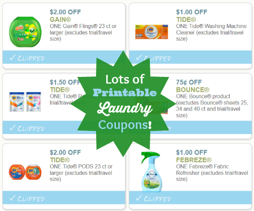 High Value Laundry Detergent Coupons Print Now Coupon Closet