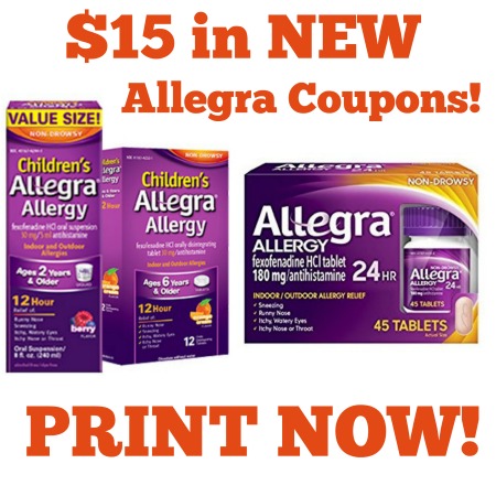 Allegra Allergy as LOW as $2.94 at Walmart &amp; Homeland! - Coupon Closet