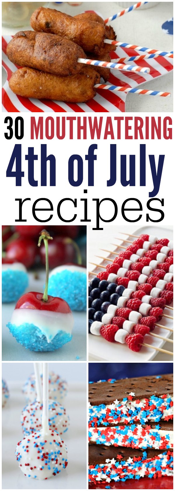 Check out the best 4th of July Recipes. Everyone will love these easy 4th of july recipes that are perfect for BBQ's. Over 30 4th of july bbq food ideas.