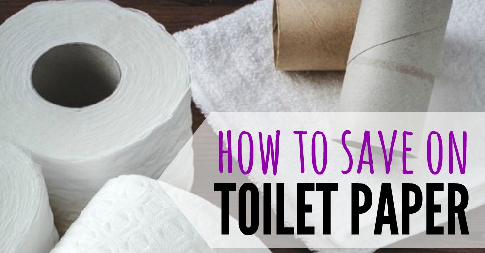 HOW TO SAVE ON TOILET PAPER FACEBOOK IMAGE
