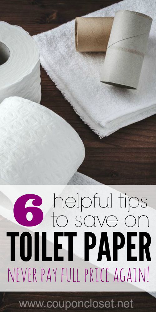 tips to save on toilet paper