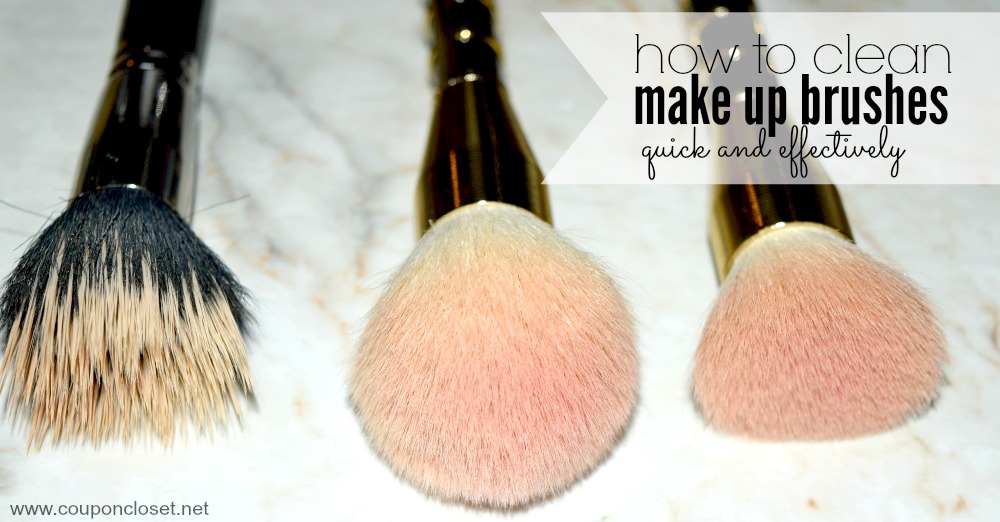 how to clean make up brushes facebook image