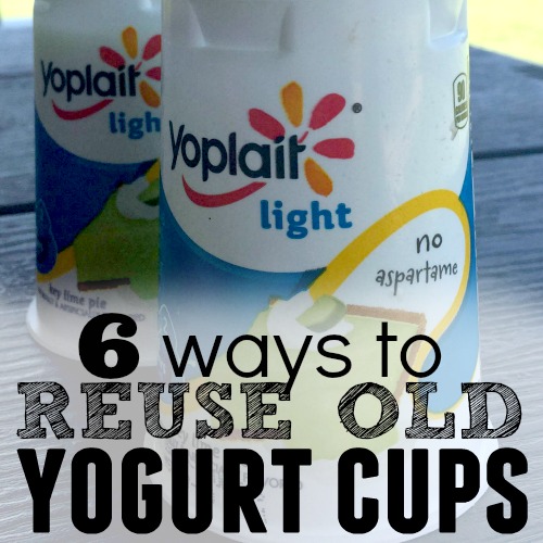 6 ways to reuse yogurt cups One Crazy Mom
