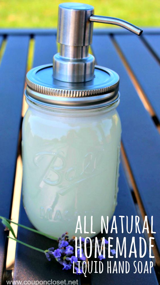Homemade Liquid Hand Soap - One Crazy Mom