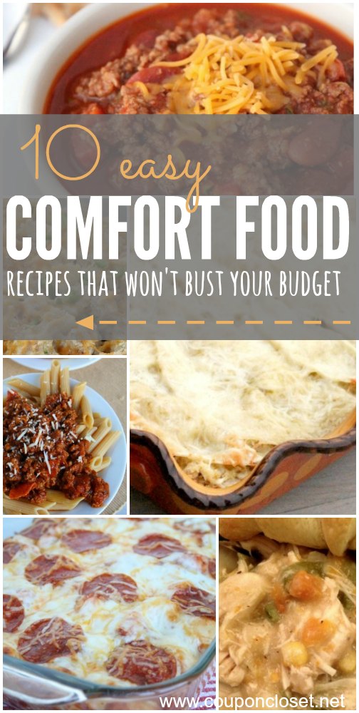 10 Easy Comfort Food Recipes - One Crazy Mom