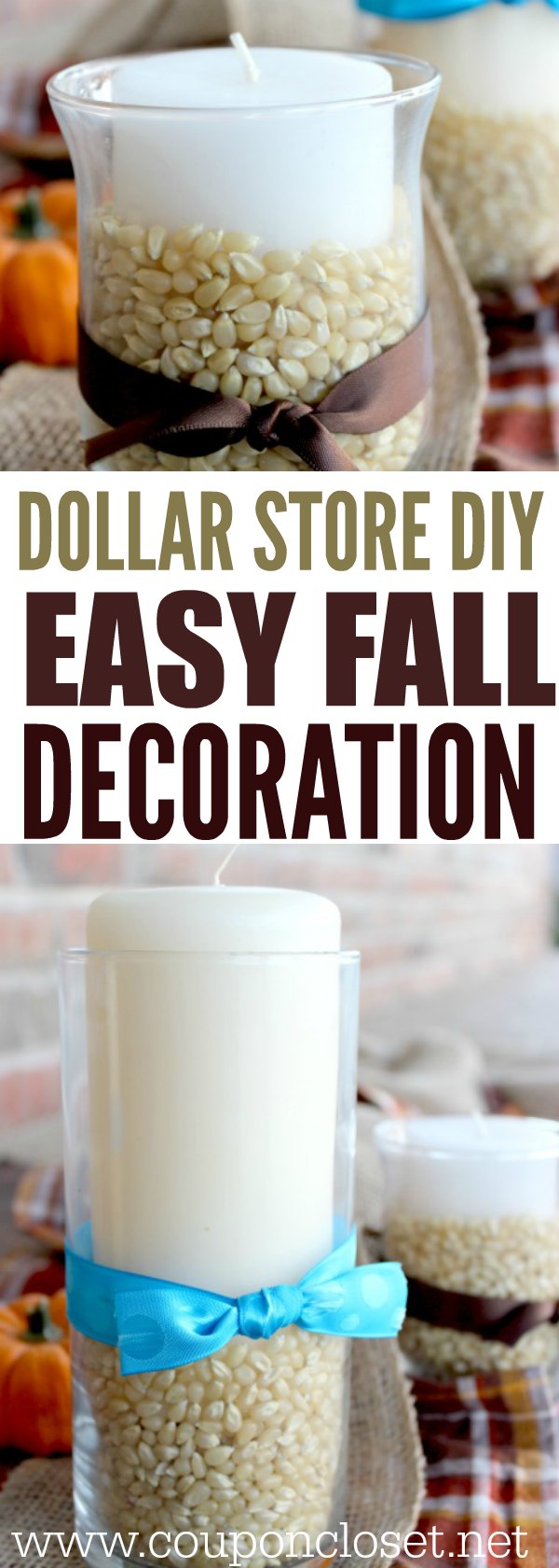 Dollar Store Diy Thanksgiving Decoration Idea Fall