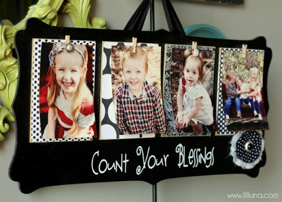 Make one of these easy homemade photo gift ideas for Christmas presents, a birthday or any occasion. I know grandma, grandpa and mom would love these creative photo DIY gift ideas. Also these are great gift ideas for a friend or for him. These are easy unique ideas that’s a great way to give memories. Kids loving making these gifts and collages with wood. #onecrazymom #DIYgifts #photogifts 