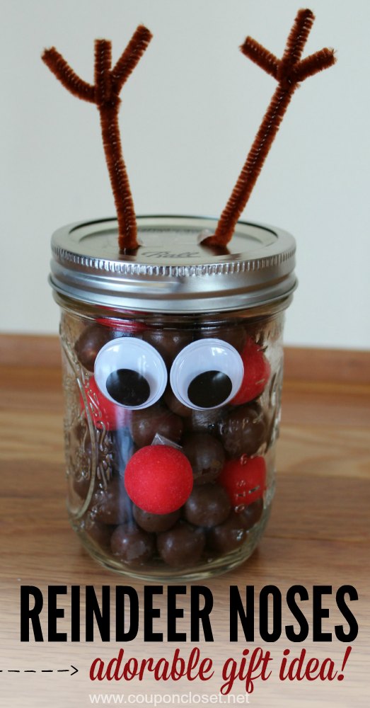 adorable gift idea reindeer noses