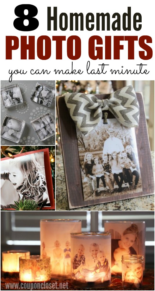 Homemade Photo Gift Ideas - 8 Ideas that make great gifts!