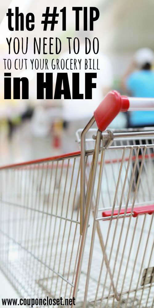how to save on groceries - number one tip