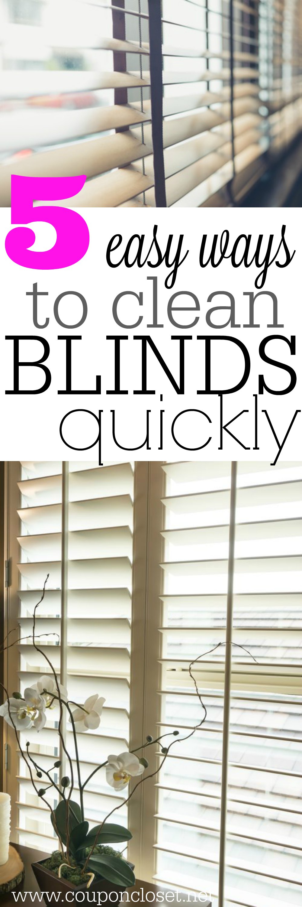 How to clean blinds easily 5 easy ways One Crazy Mom